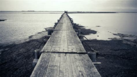 3840x2160 Resolution Gray Wooden Dock Photography Bridge Sunset