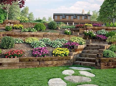 36 Awesome Terrace Landscaping Ideas Sloped Backyard