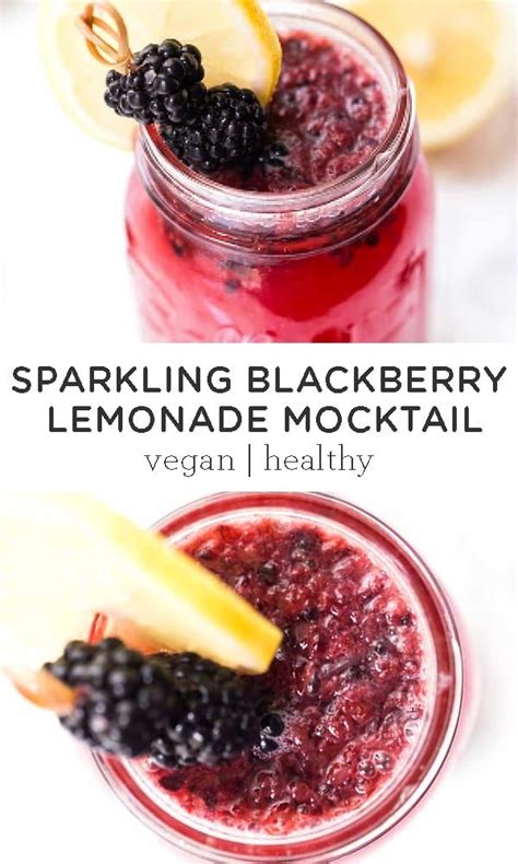 Sparkling Blackberry Lemonade Recipe Healthy Drinks Recipes Yummy