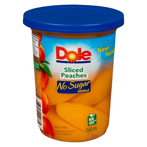 Sliced Peaches With No Sugar Added Dole® Sunshine
