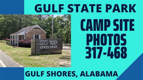 Gulf State Park Camp Site Photos Sites 317 To 468 YouTube