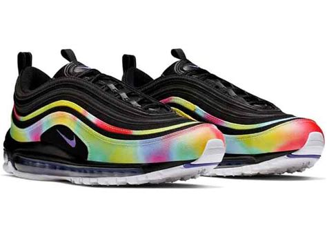 Instant Classic Nike Air Max 97 Blackpsychic Purple And Whitemulti