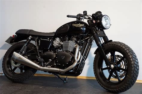 Details Zum Custom Bike Triumph Bonneville T100 Black Des Händlers