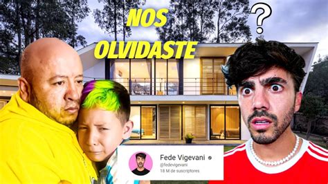 PapÁ De Los Picus Manda Mensaje A Fede Vigevani Por Sus 18 Millones De Seguidores Youtube