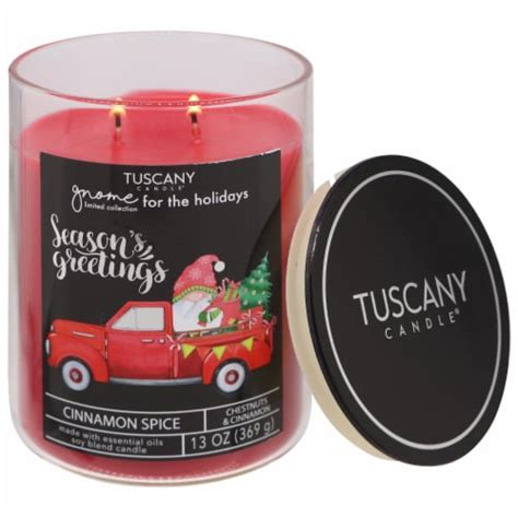 Tuscany Candle® Limited Edition Gnome For The Holidays Scented Jar Candle Cinnamon Spice 13