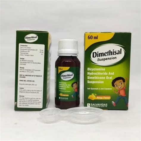 Dicyclomine Simethicone Suspension Dimethisal Suspension 60 Ml Prescription At Rs 16bottle