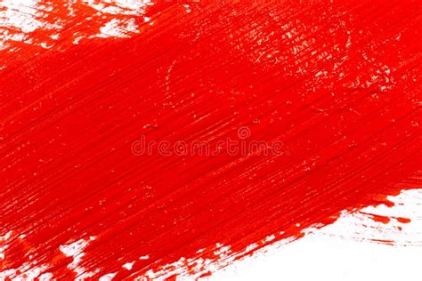 14563 Red Watercolor Paint Brush Stroke Stock Photos Free And Royalty
