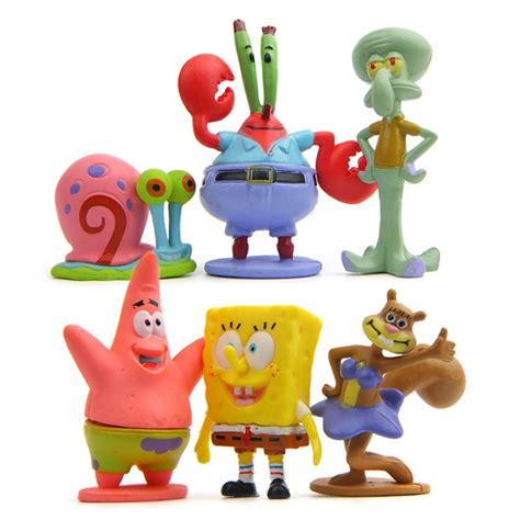 Kawaii Spongebob Patrick Star Model Action Figure Toys Doll Cartoon