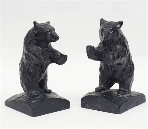 Pair Of Bear Bookends 1980s Bookends Bear Pairs