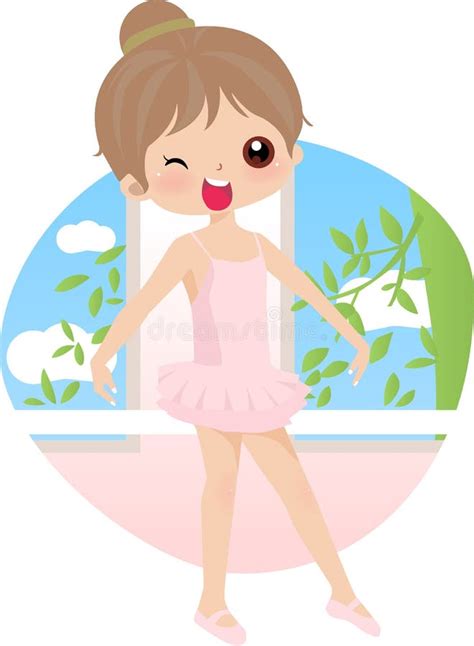 Cute Ballet Dancergirl Stock Vector Illustration Of Perform 11185774