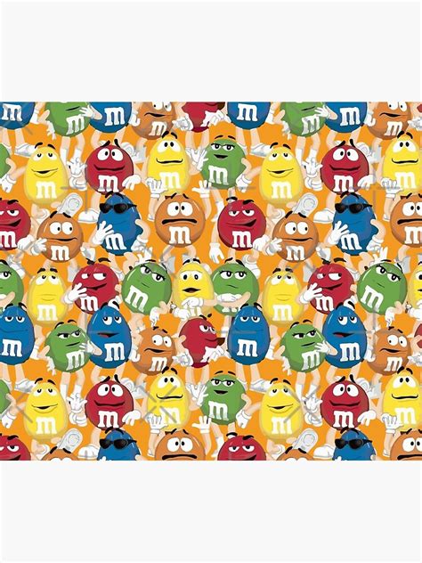 Mandm Character Collection Throw Blanket For Sale By Nimxl Redbubble