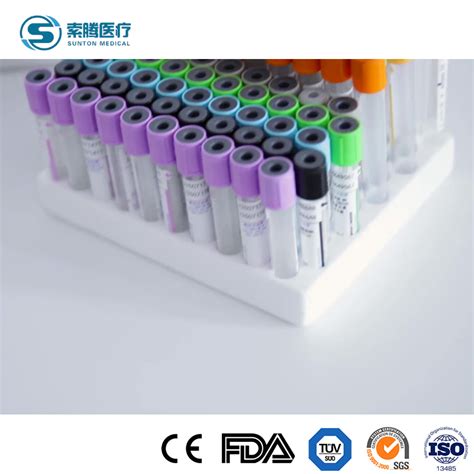 Sunton Cheap Price Medical Vacuum Blood Tube China CE Vacuum Blood Collection Tube Manufacturers