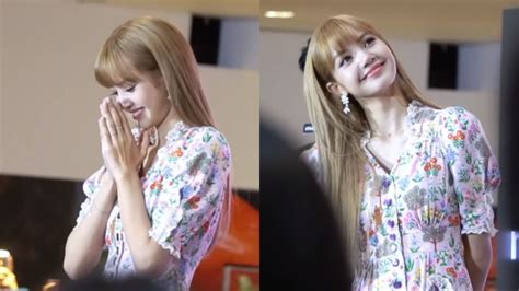Blackpink Lisa Burst Into Tears With A Heartwarming Fan Event In Thailand