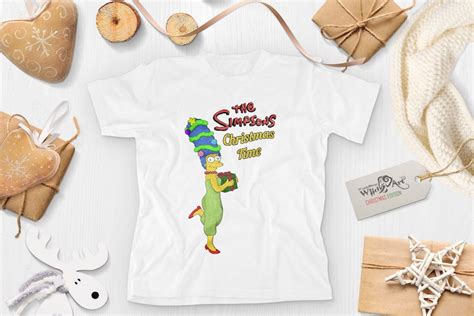 Marge Simpson T Shirt Simpson Christmas T Shirt Fun Etsy
