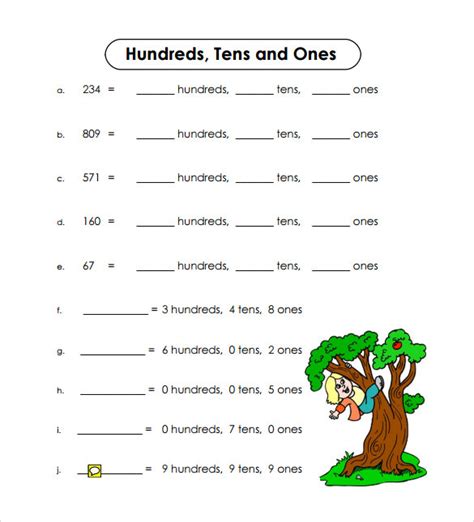 Number Value Worksheets For Kindergarten Worksheets For Kindergarten