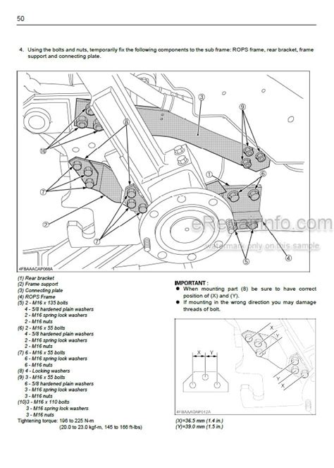 Kubota Bh77 Workshop Manual And Assembly Instructions Backhoe Erepairinfo