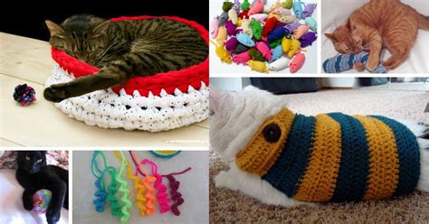 25 Fun And Easy Crochet Patterns For Your Cat Diy And Crafts
