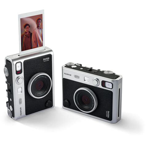 fujifilm instax mini evo instant film camera micro usb black tech