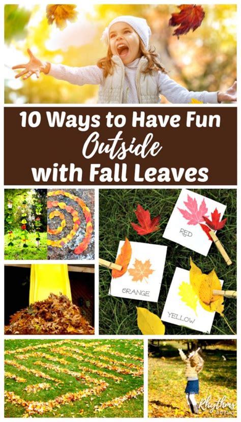 Outdoor Fall Activities For Kids 11 Ways To Play With Leaves Autumn