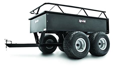 Agri Fab 1000 Pound Heavy Duty Steel Atv Tow Tandem Axle Cart 45 0350