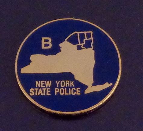New York State Police Troop B Lapel Pin Nysp Ny Ray Brook Ebay