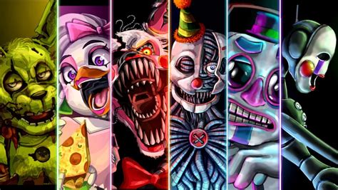 Fnaf Characters Speedpaint Youtube