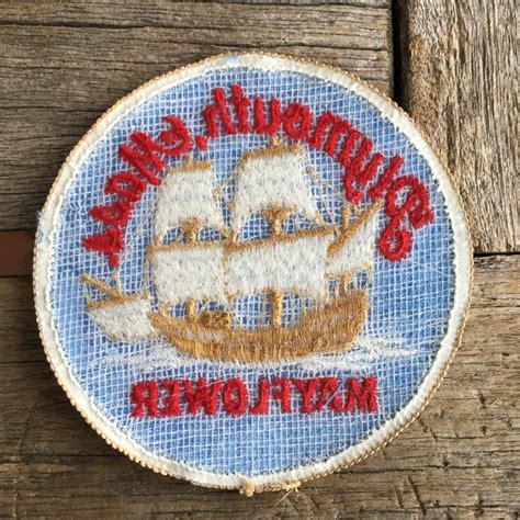 Plymouth Massachusetts Mayflower Vintage Souvenir Travel Etsy