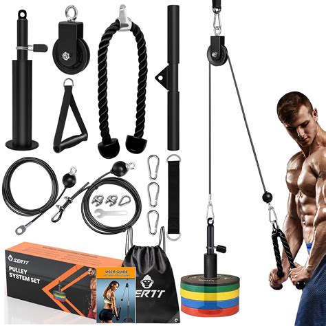 Buy Sertt Lat And Lift Pulley System Gym Upgraded Diy Fitness Pulley