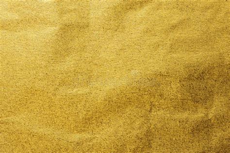 Gold Foil Leaf Metallic Wrapping Paper Shiny Texture Background Stock