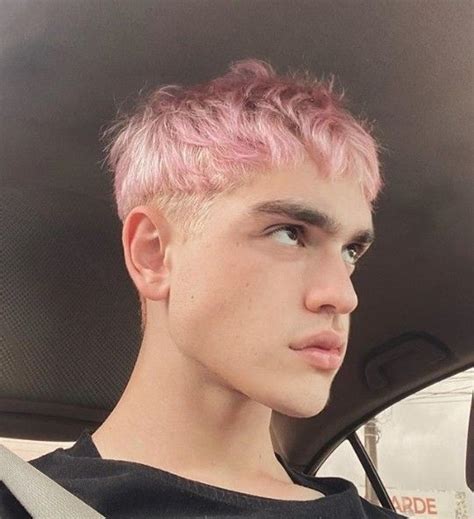 Pin By Glenn On Sugarrluck Dyed Hair Men Men Hair Color Pink Hair Guy