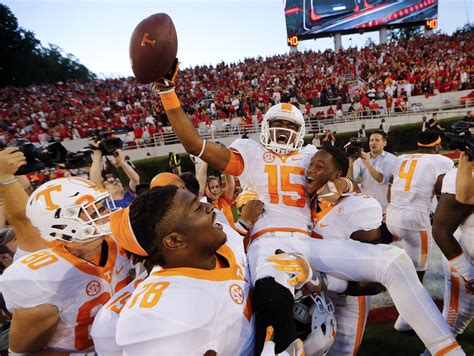 3 Tennessee Vols Football Games From 2016 On Espnu This Week Usa