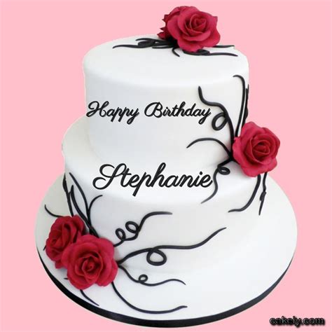 🎂 happy birthday stephanie cakes 🍰 instant free download