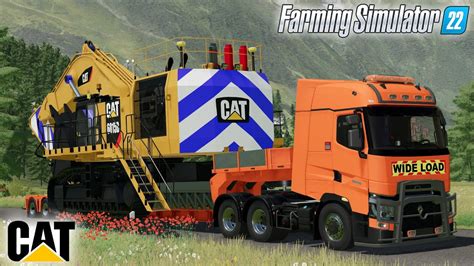 Fs22 Cat 6015b New And More Options 🚧 Alpine Tp Map 🚧 Farming Simulator