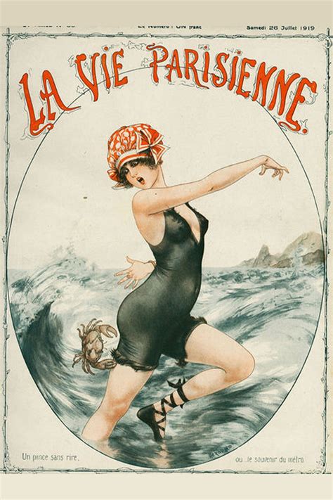 La Vie Parisienne the Parisian Life Magazine Cover July 1919 - Etsy