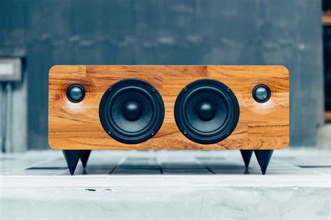 The Min7 Is A Seriously Powerful Wireless Speaker Handmade From Wood