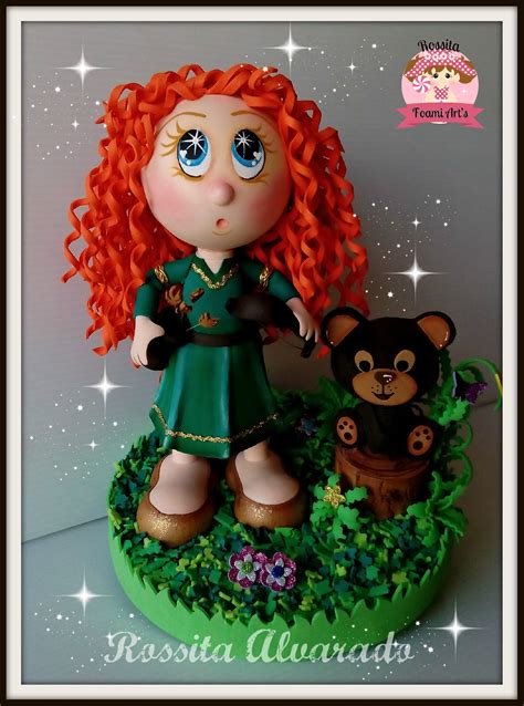 Baby Merida Doll Face Paint Face Painting Foam Crafts Diy And Crafts