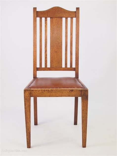 If you want a new fresh look for your kitchen chairs but can't afford to get new ones, paint the ones you have now. Set 4 Vintage Oak Dining Chairs Circa 1920s - Antiques Atlas