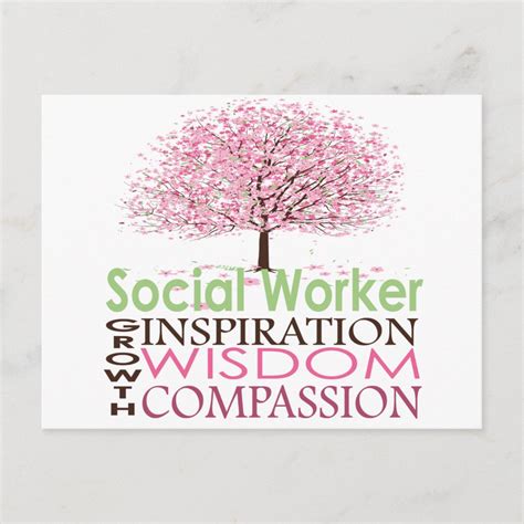 Social Worker Postcard Zazzle