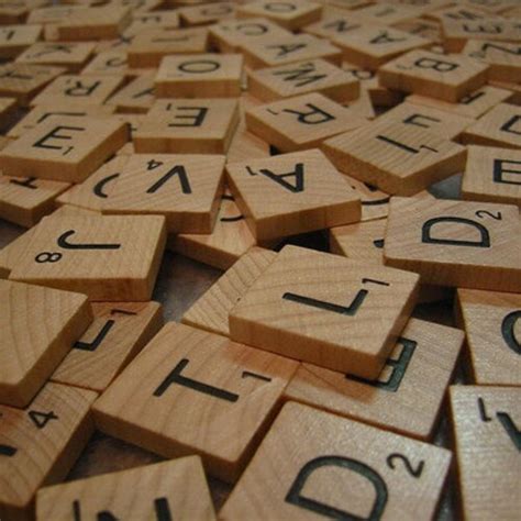 200 Scrabble Tiles Wooden Complete Set Lot Scrap Booking Etsy