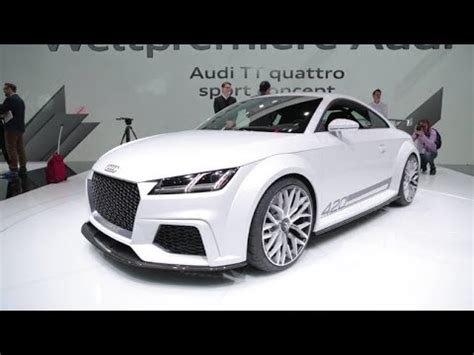 Audi Tt Quattro Sport Concept Geneva Motor Show Youtube