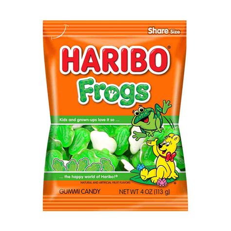 Haribo Frogs Gummy Candy 4 Oz