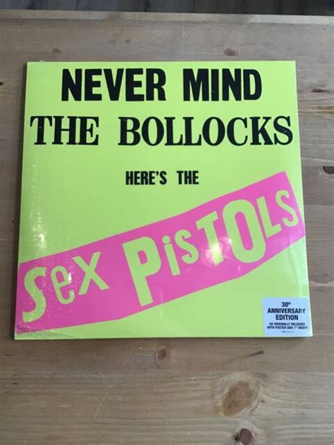 Sex Pistols Never Mind The Bollocks 30th Anniversary Edition 2007 Uk