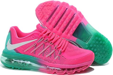 Nike Womens Air Max 2015 Running Sneaker Pink Green Running