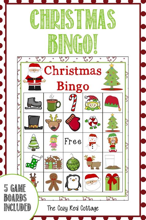 Free Printable Christmas Bingo Cards For Adults