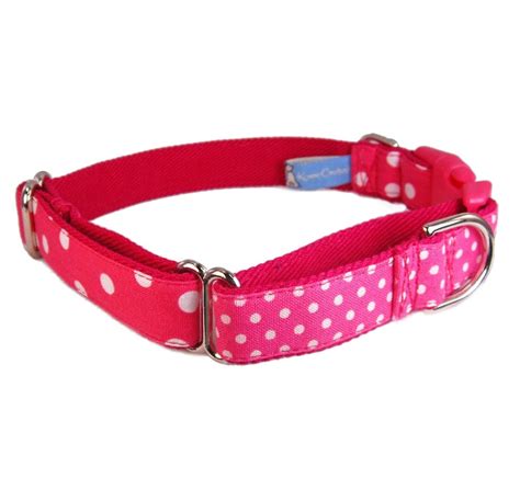 Pink Dog Collar Cute Martingale Dog Collar Collar For