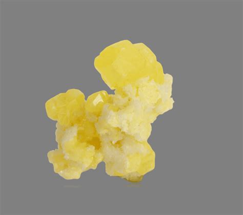 Sulphur With Aragonite Crystal Fraction