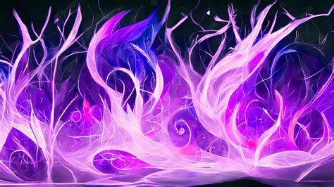 Download Dazzling Display Of Purple Fire Wallpaper
