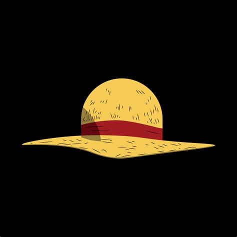 Luffy S Straw Hat One Piece Anime Vector Art At Vecteezy