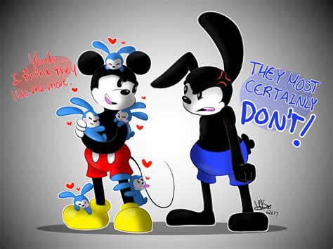 Em Uncle Mickey By Mynnub Oswald The Lucky Rabbit Epic Mickey