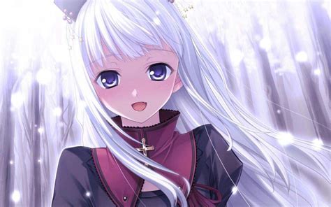 Silver Hair And Purple Eyes Anime Amino
